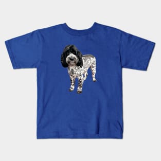 Cockapoo Cockerpoo Spoodle Blue Roan Kids T-Shirt